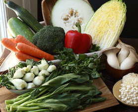 an assortment of vegetables